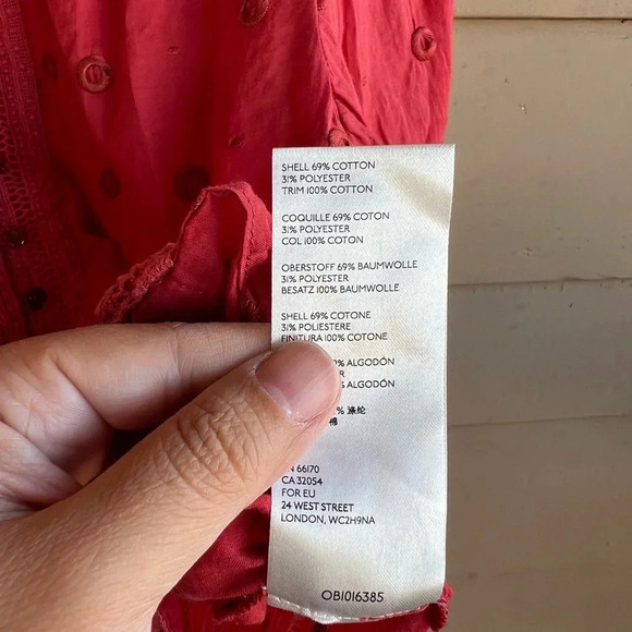 Maeve by Anthropologie Boho Button Down Shirt - Size XS - Picture 5 of 6